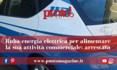 Ruba energia elettrica a Giugliano