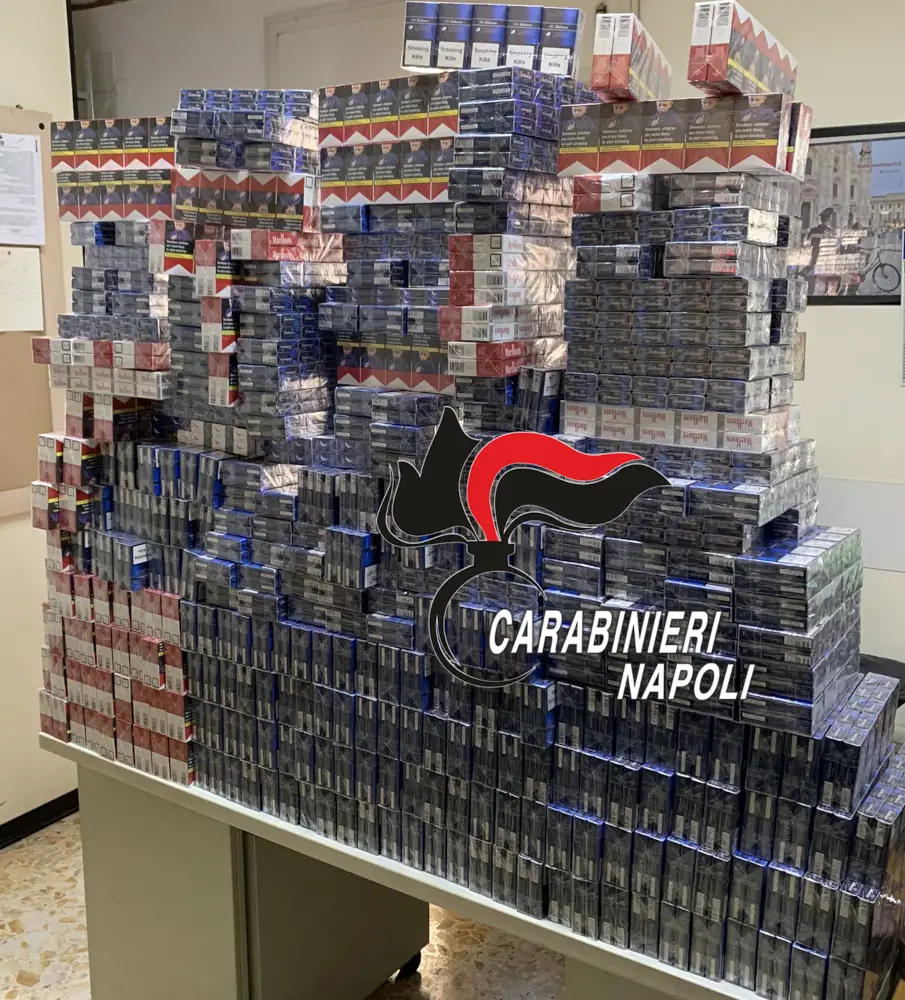 72kg di sigarette a Volla