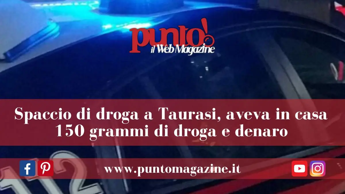 Spaccio di droga a Taurasi