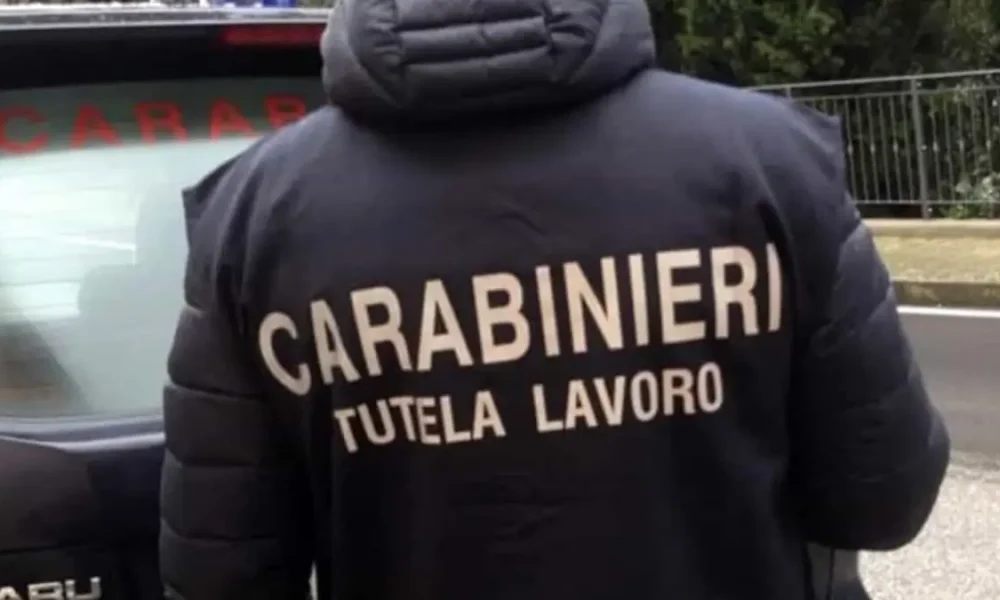 Controllo dei Carabinieri nei cantieri edili