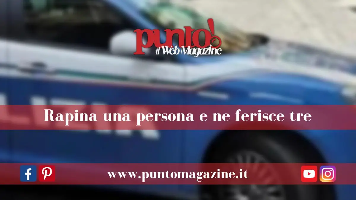 Evade dai domiciliari e rapina una persona
