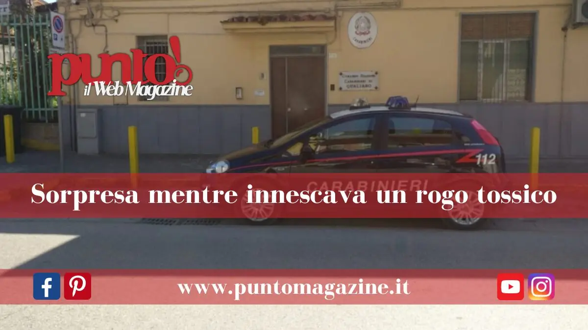 Qualiano innnesca rogo tossico