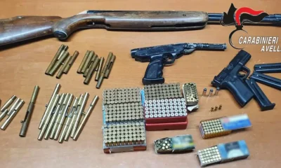 Armi illegali in un casolare a Bisaccia