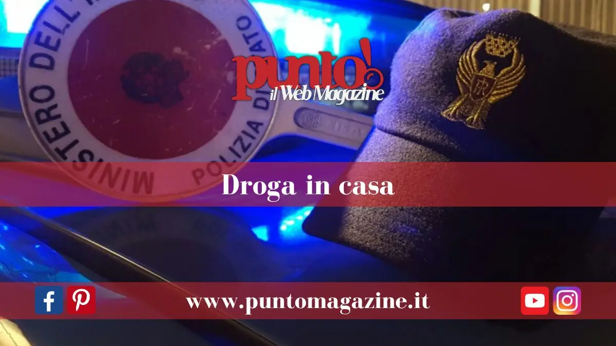 Napoli: 50 grammi di droga in casa