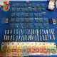 125 grammi di droga in casa