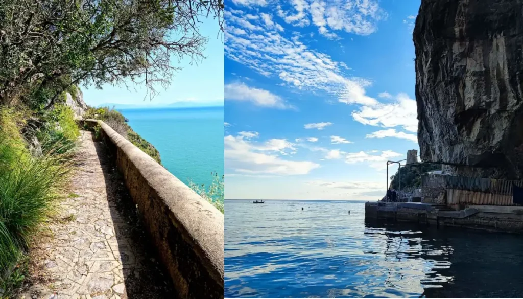 Passeggiata dell'amore a Furore
