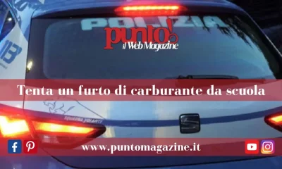 Tenta di rubare carburante da una scuola