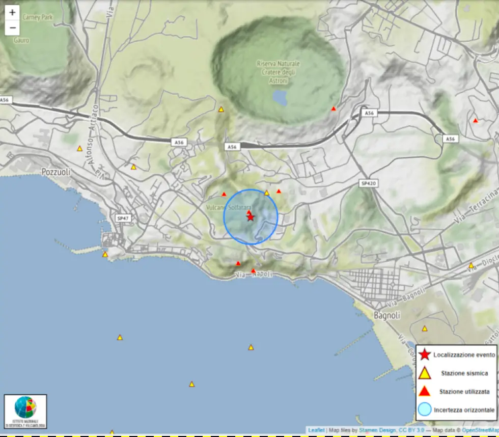 Evento sismico a Pozzuoli