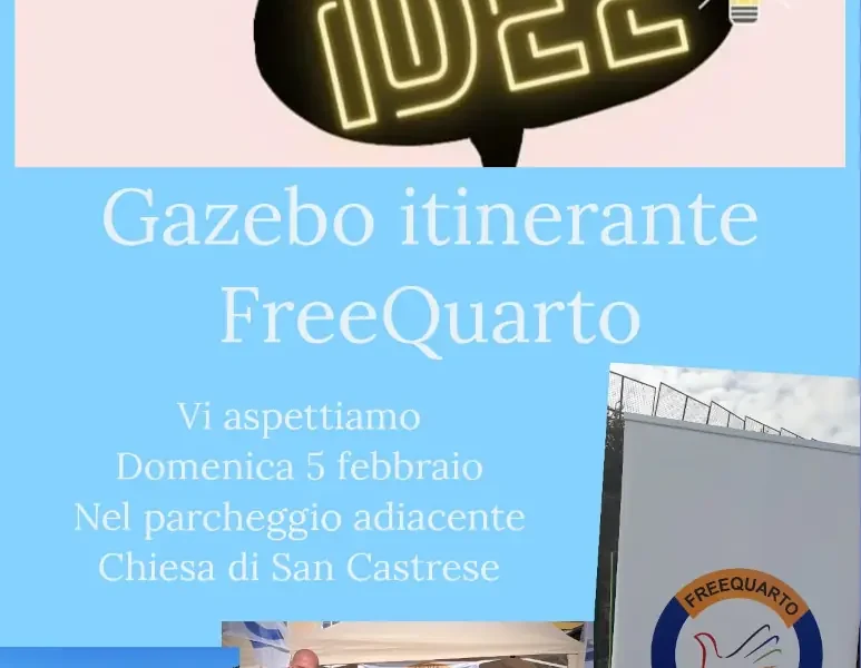 Free Quarto: nuovo gazebo