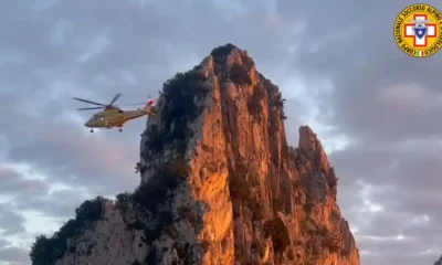 Capri: salvati rocciatori sul faraglione