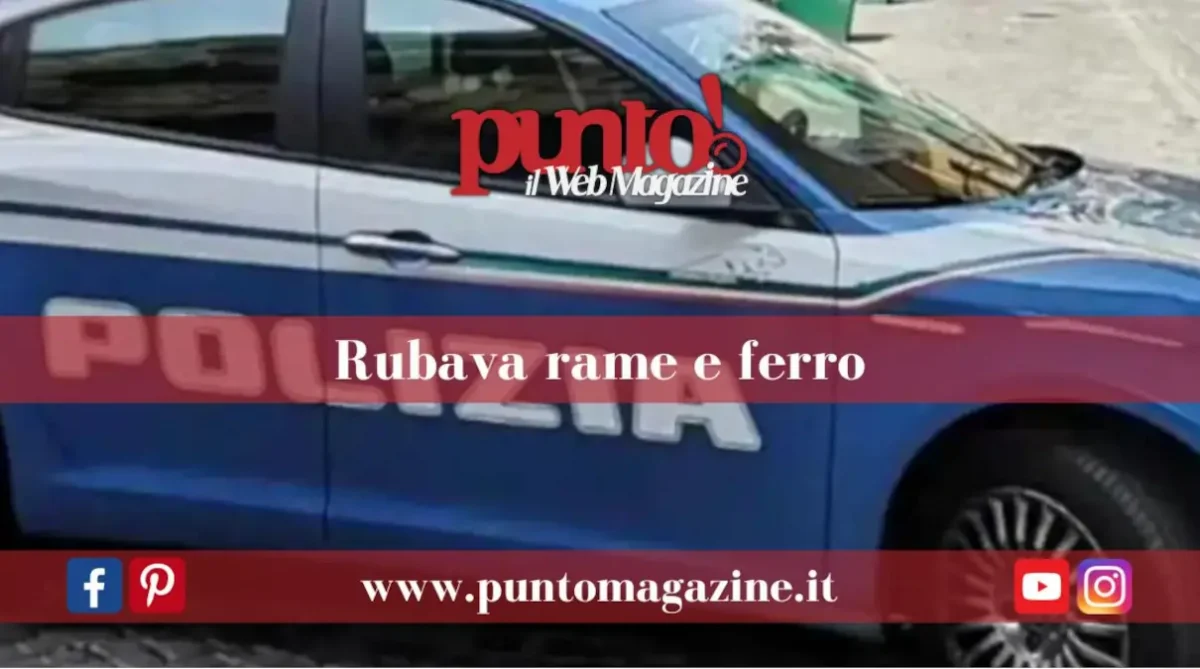 Ruba rame e ferro da uno stabile
