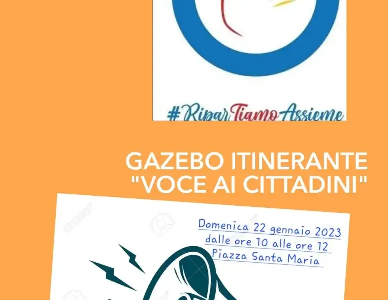 Free Quarto primo gazebo in piazza