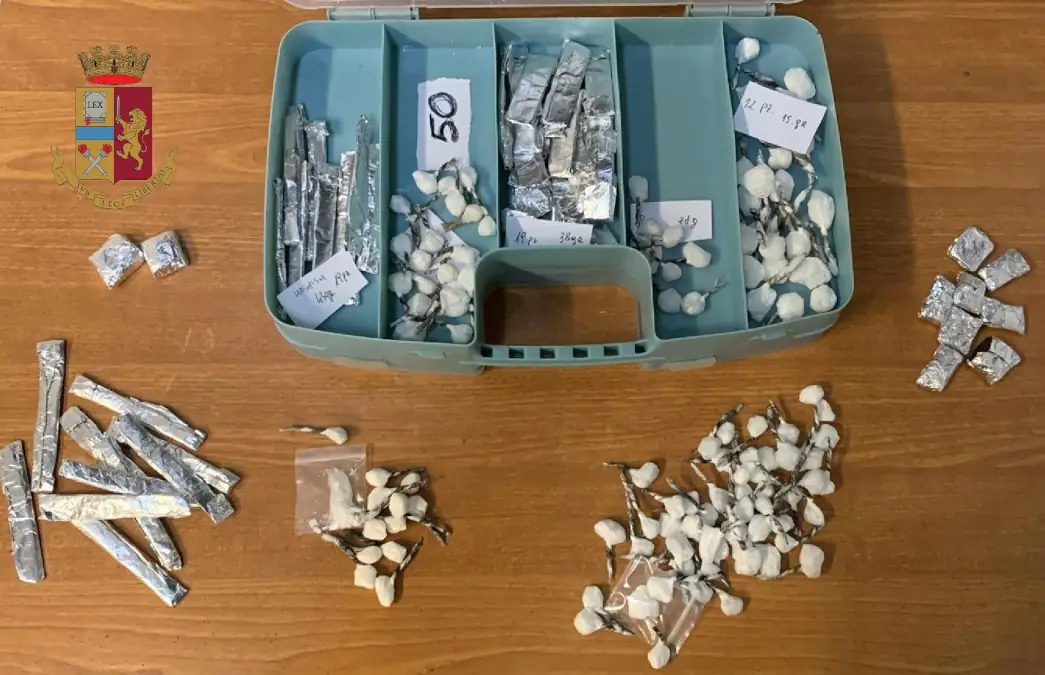 Aveva 174 grammi di droga