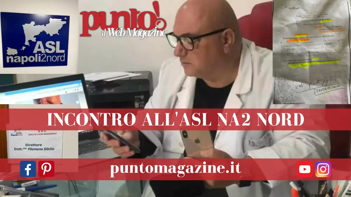 Ricette oncologiche: Verde incontra direttrice Risk Management e Qualità ASL Na2 Nord