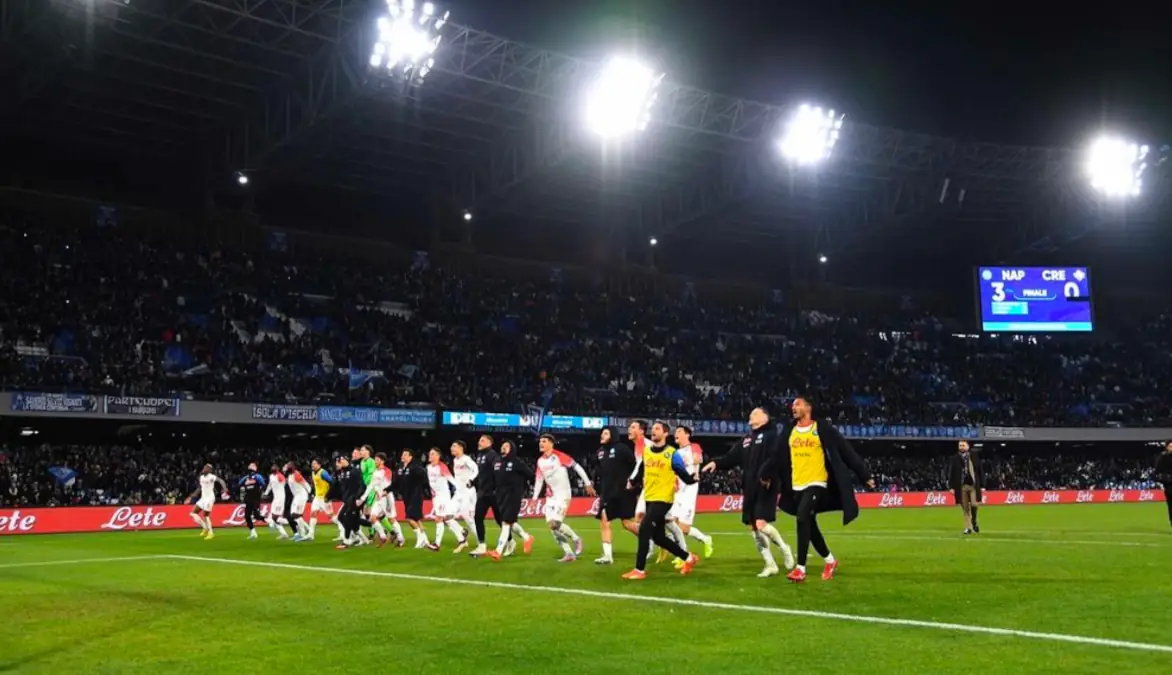 Serie A: Napoli-Cremonese 3-0