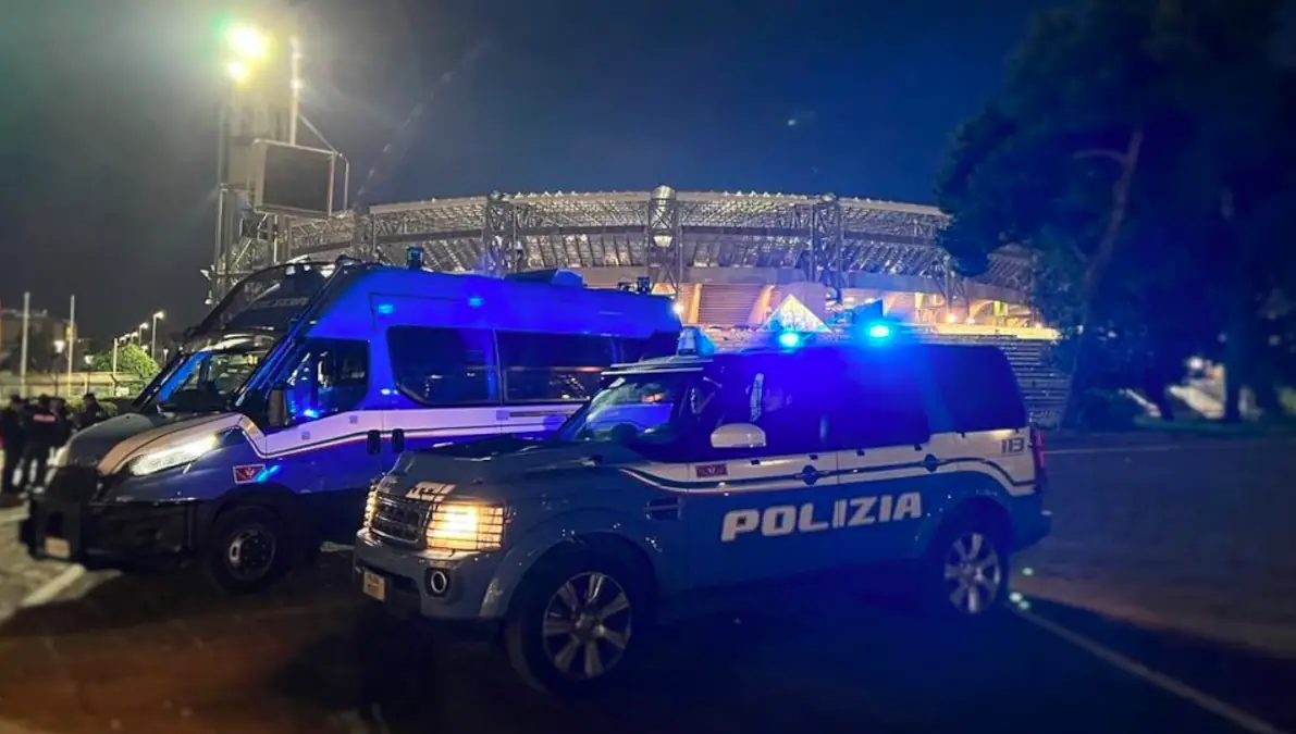 Incontro di calcio Napoli-Cremonese