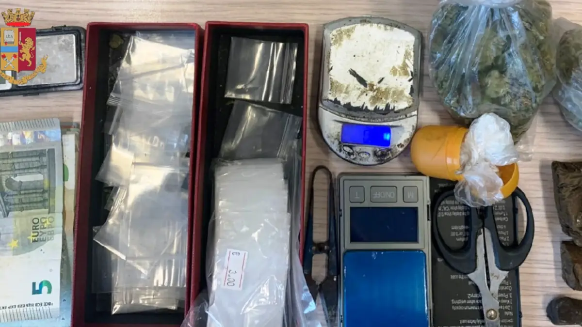 Trovato con marijuana e cocaina