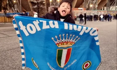 Napoli-Eintracht: Bambino di Qualiano