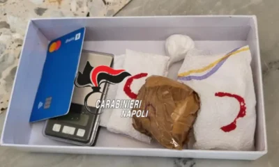 Servizio anti-droga a Varcaturo