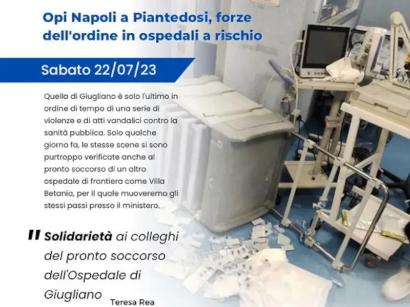 OPI Napoli scrive a Piantedos