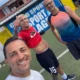 Mathias Olivera si allena a Qualiano