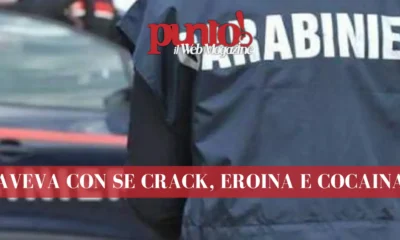 Droga in auto e in hotel