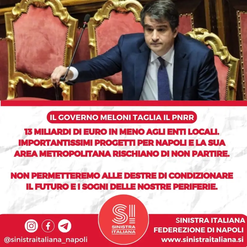 Governo taglia 13 miliardi al PNRR