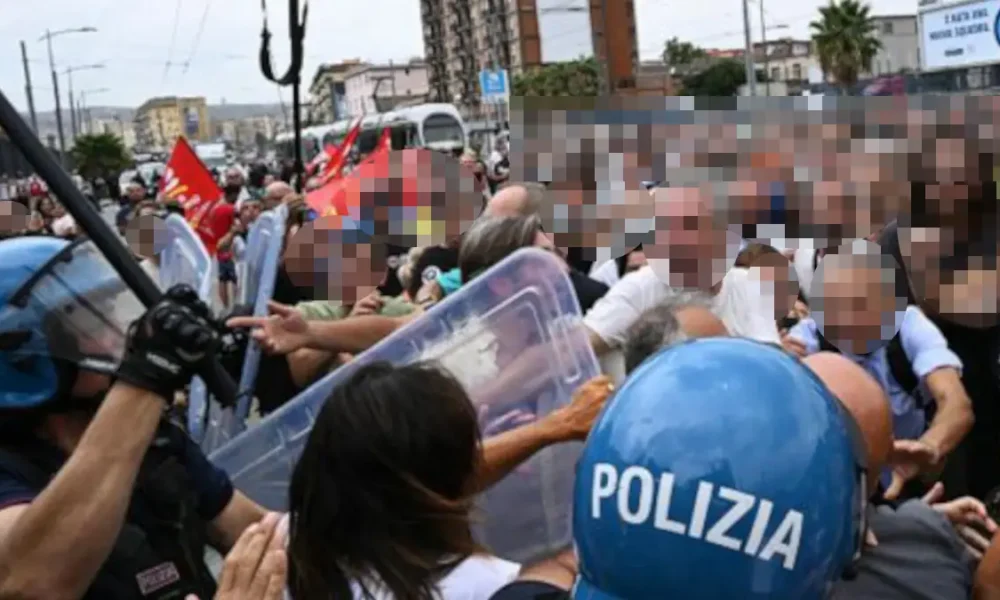 Tensione a Napoli