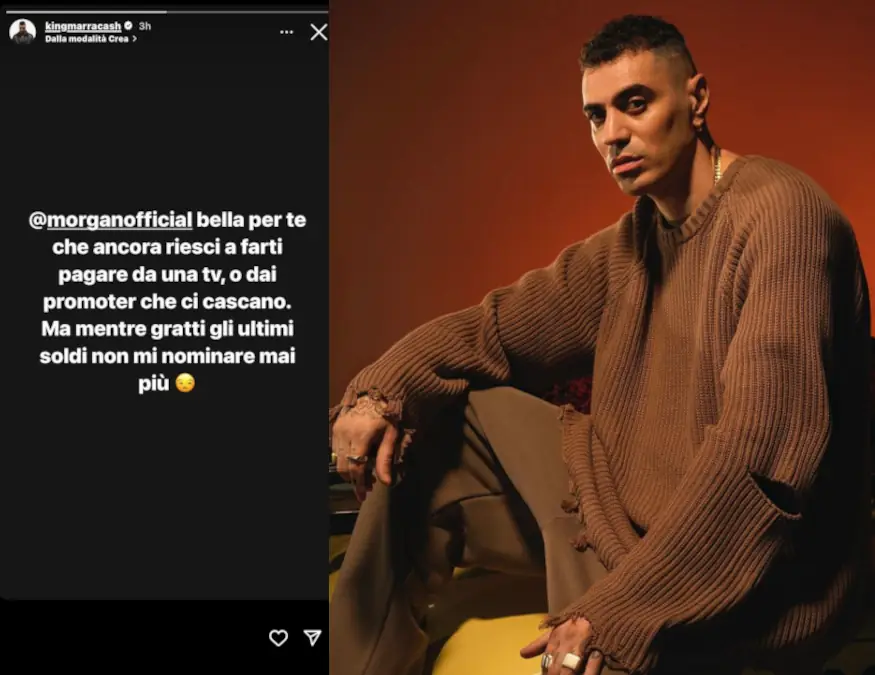 Marracash risponde a Morgan