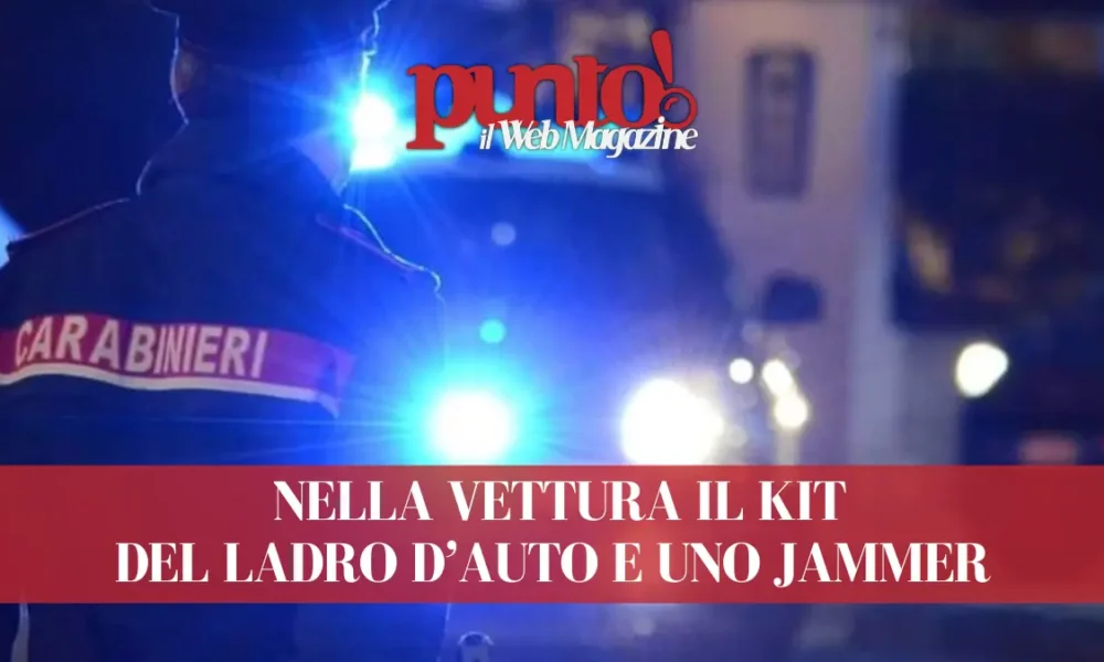 Contromano a Giugliano su un auto rubata