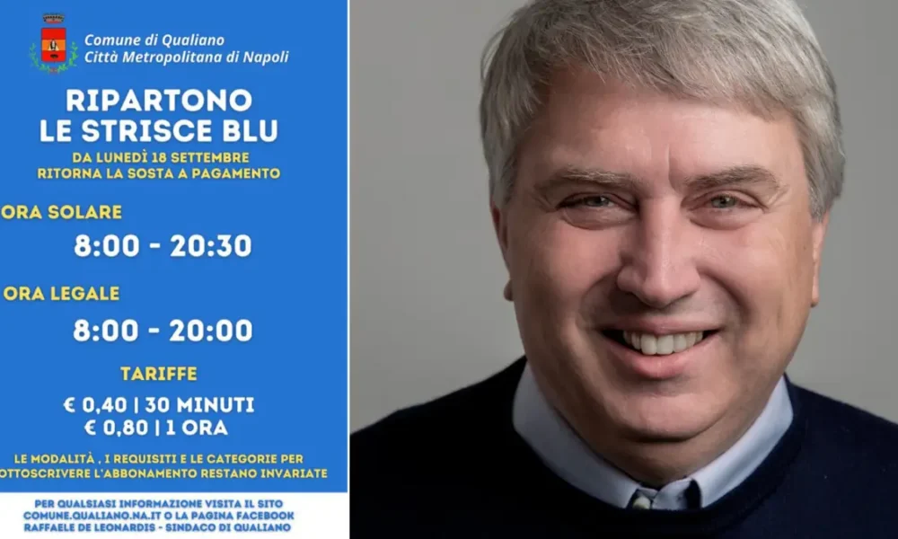 Qualiano ritornano le strisce blu