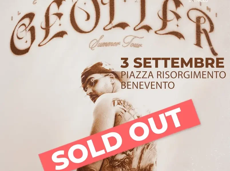 Sold-out concerto Geolier a Benevento