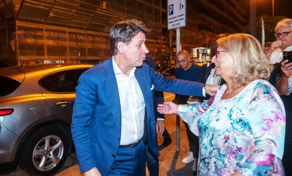M5S Conte a Salerno