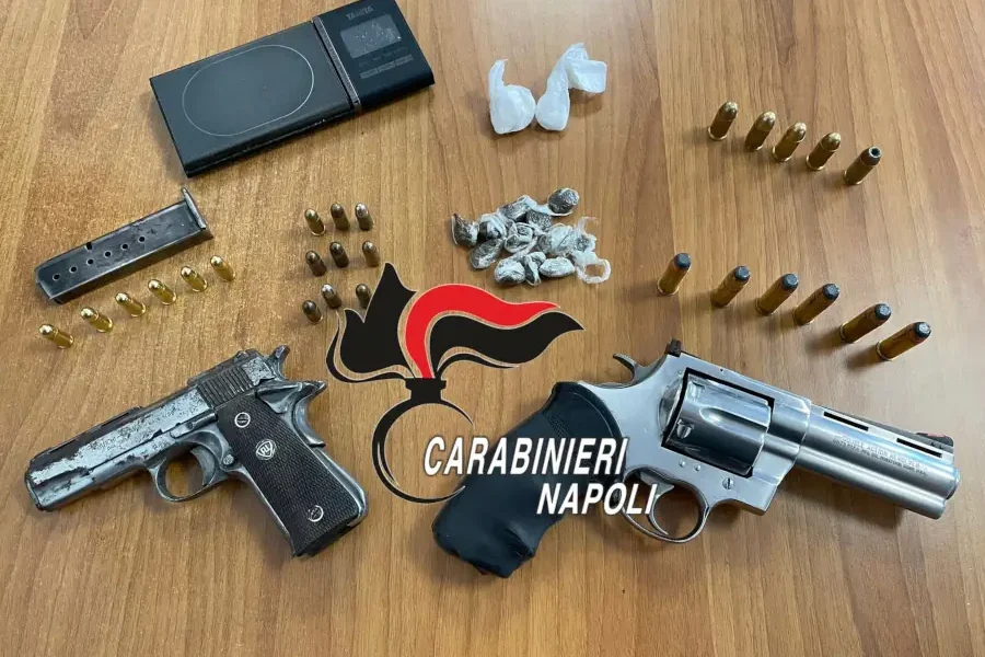 Armi e proiettili nel Rione Traiano