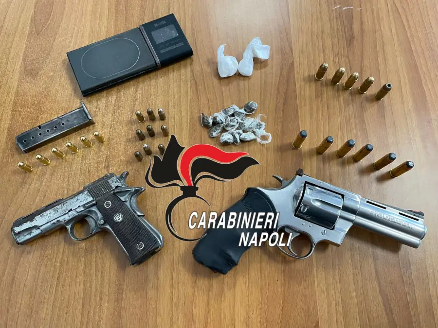 Armi e proiettili nel Rione Traiano