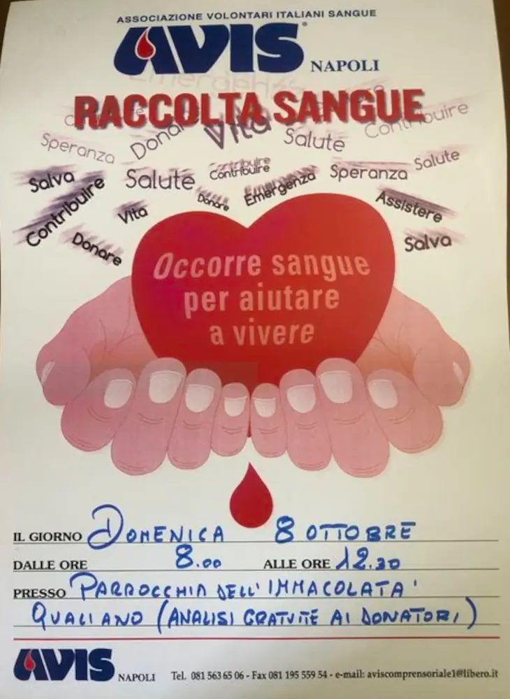 Avis qualiano donazione sangue