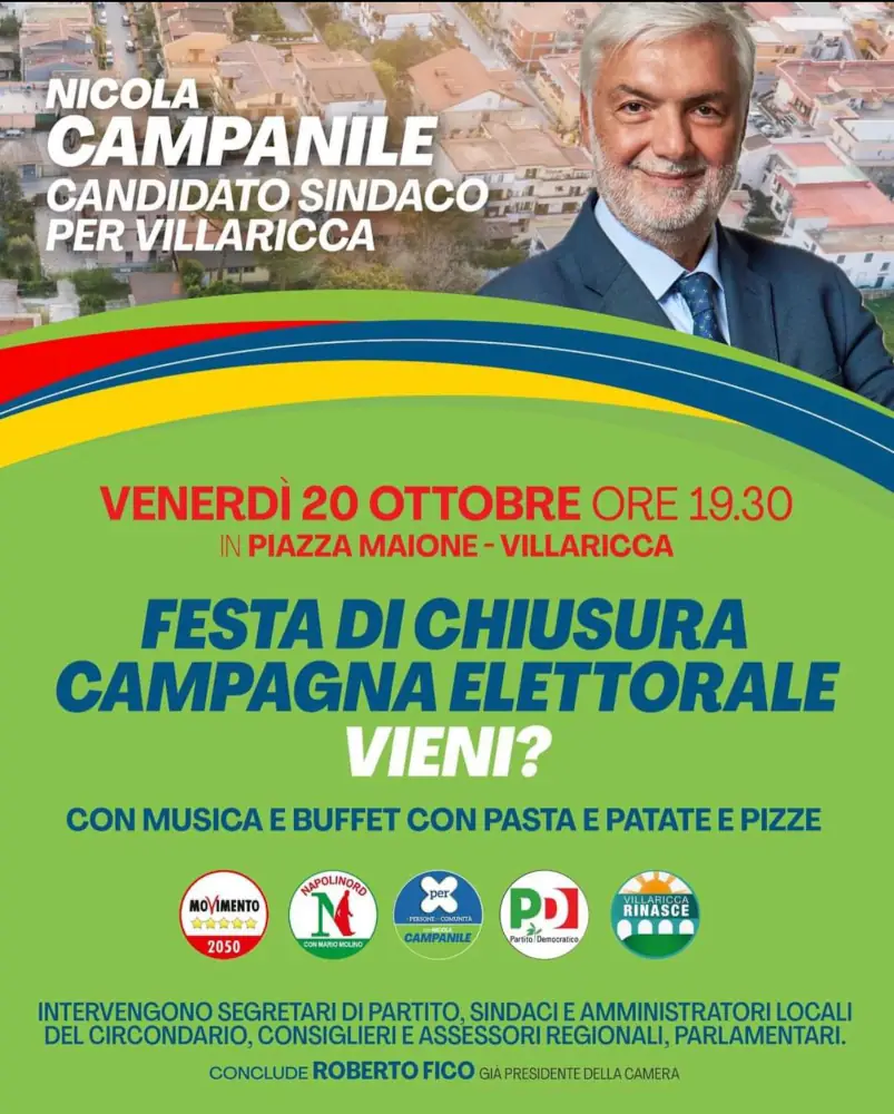 Chiusura campagna elettorale