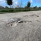 danni da maltempo in via vallefuoco a Qualiano