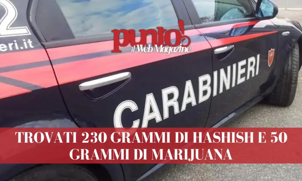 Nascondeva hashish e marijuana in ufficio