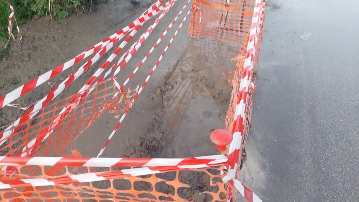 Perdita idrica a Via Palumbo