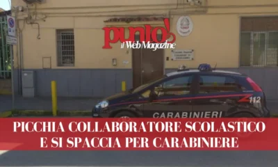 Accompagna il figlio a scuola e picchia collaboratore