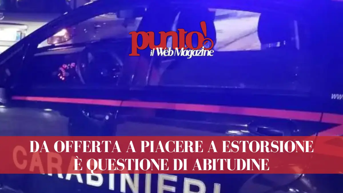 Napoli: Da offerta a Piacere a estorsione