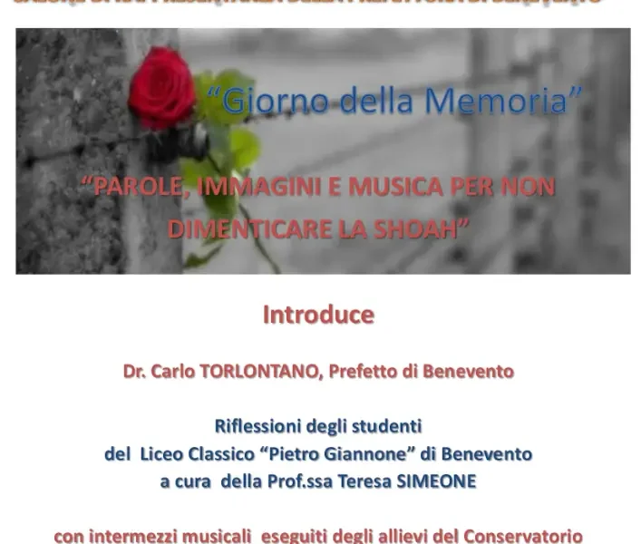 Giorno della Memoria -prefettura Benevento