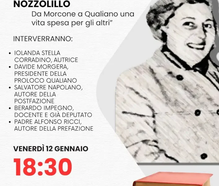 Locandina evento di presentazione Libro Iolanda stella corradino