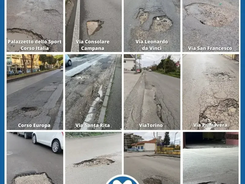 Le strade una groviera