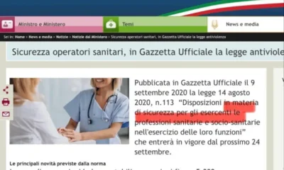 Violenza sul personale sanitario
