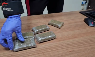 Beccato con mezzo chilo di hashish