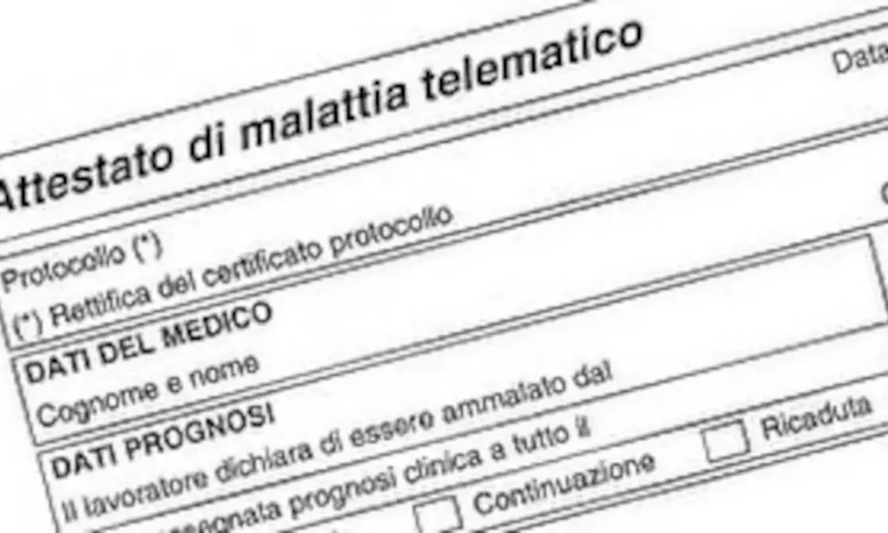 certificato telematico di malattia