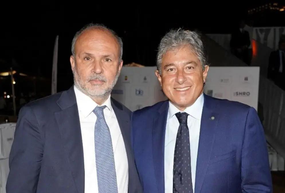 Ministro della Salute Orazio Schillaci con il Professor Antonio Giordano