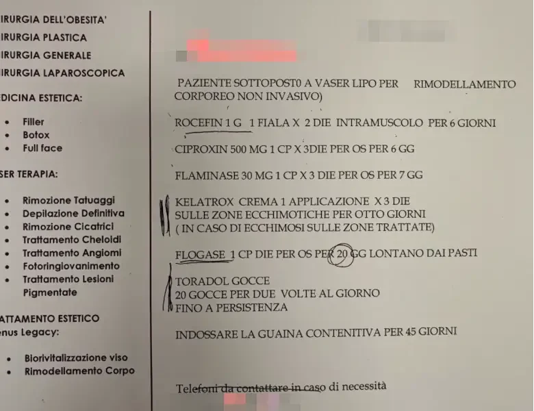 Prescizioni antibiotici